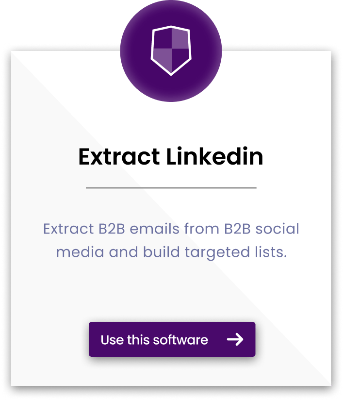 linkedIn email extractor